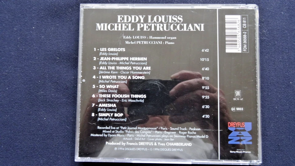 EDDY LOUISS / MICHEL PETRUCCIANI - Conference De Presse (1994) * CD * Jazz Piano - Bild 2 von 2
