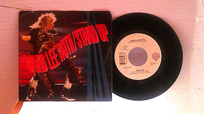 David Lee Roth,WB,''Stand Up''US,7''45 with P/S,1988 classic rock,Mint-