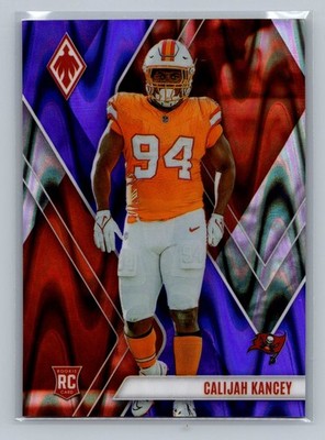 2023 Panini Phoenix Calijah Kancey Purple Seismic #/125 Rookie #150