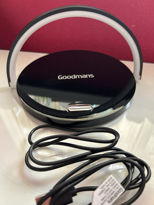 Goodmans 3-in-1 Qi Wireless Charger Mood Light Stand Wireless