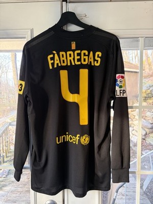 FC Barcelona 2011/2012 Cesc Fabregas Men's Away Jersey Size L | eBay