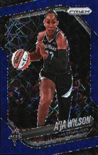 2025 Panini Prizm WNBA Blue Velocity Prizms #76 A’ja Wilson