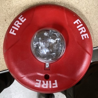 System Sensor SCR Ceiling Strobe - Red