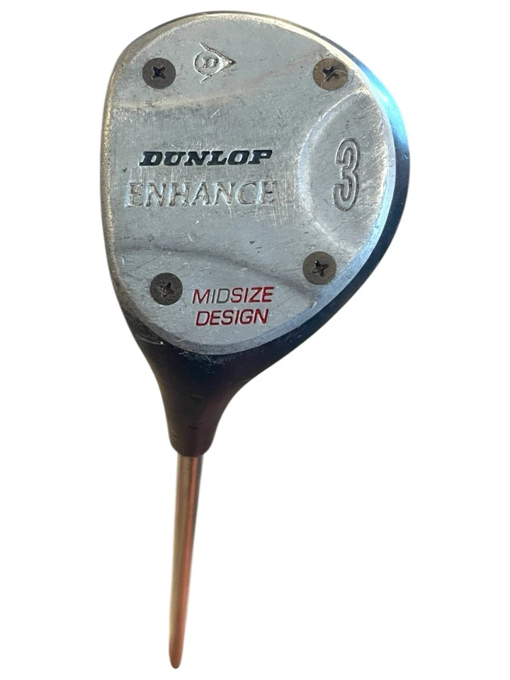 Set of 2 Dunlop Enhanced LEFT HANDED Woods 1 Wood & 3 Wood - Image 2 of 4