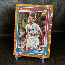 TE-HINA PAOPAO Rookie 077/199 - Orange Laser #91 2025 Panini Donruss WNBA Dream