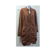 XCVI Wearables Full Zip Ruffle Dress/Jacket Size L