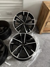2x GENUINE AUDI 21" ALLOY WHEELS RS7 A7 S7 4G A8 S8 RS5 RS6 4G8601025AS