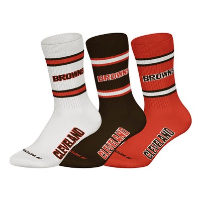NFL Unisex Socken, 3er Pack - NFL Teams, 3Pack Crew Socks, Football, Logo, Ba...