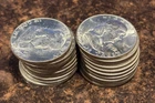 Lot of 20 90% Silver Franklin Half Dollars