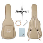 EQ 41" Cutaway Acoustic Guitar Mahogany Top Bone Nut Gigbag Rosewood Fretboard — photo 7