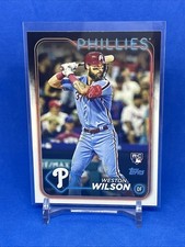 2024 Topps Series 2 #658 Weston Wilson Philadelphia Phillies RC