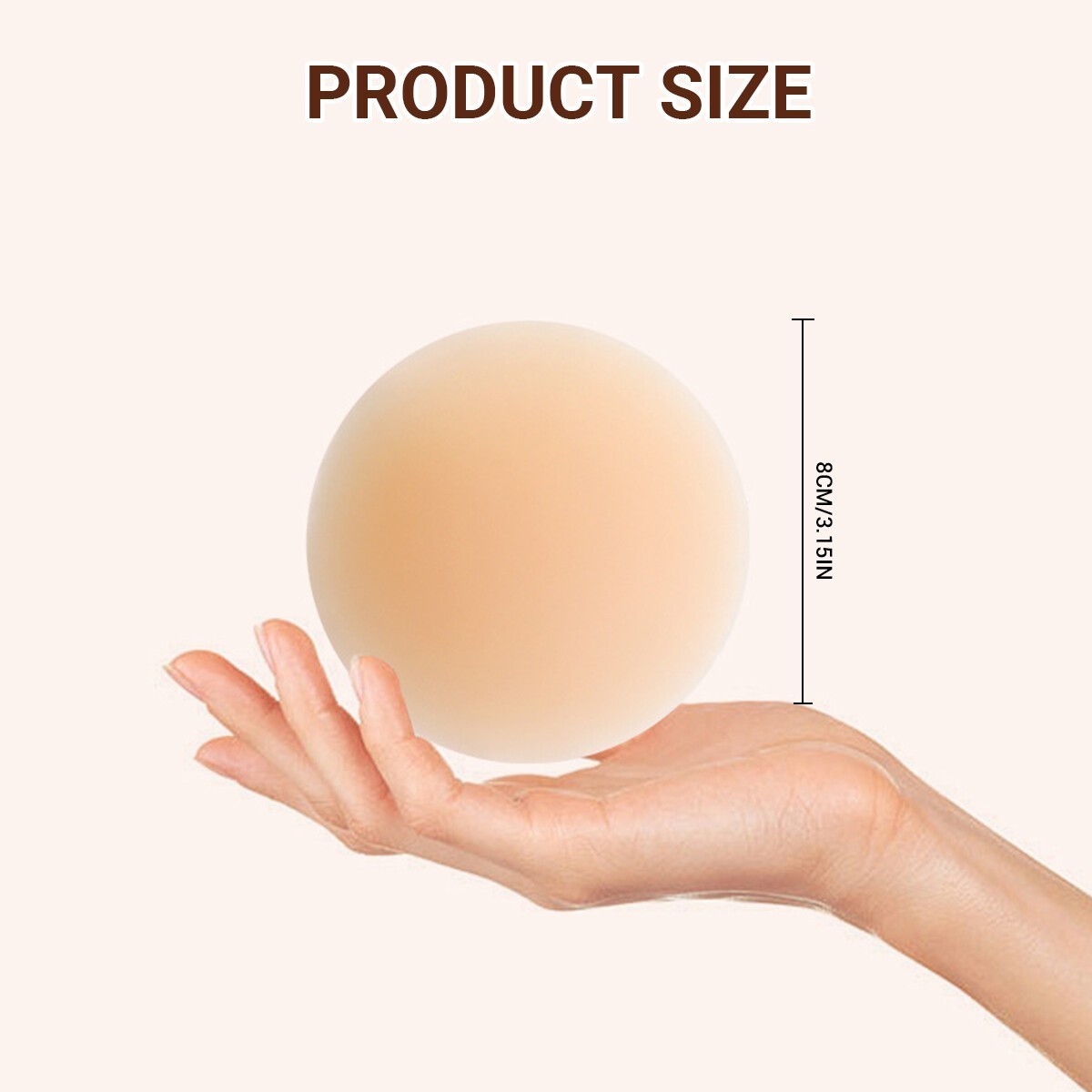 2pcs Silicone Nipple Pads Reusable Self Adhesive Breast Bra Circle Cover Pasties