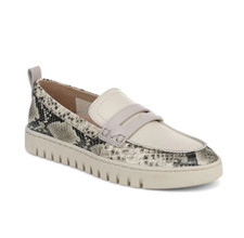 BEST SELLING WOMEN'S VIONIC Uptown Loafer, Cream Snake Print Leather
