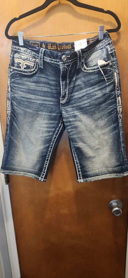 Bermudas Rock Revival tiro medio Leyah para mujer talla 32