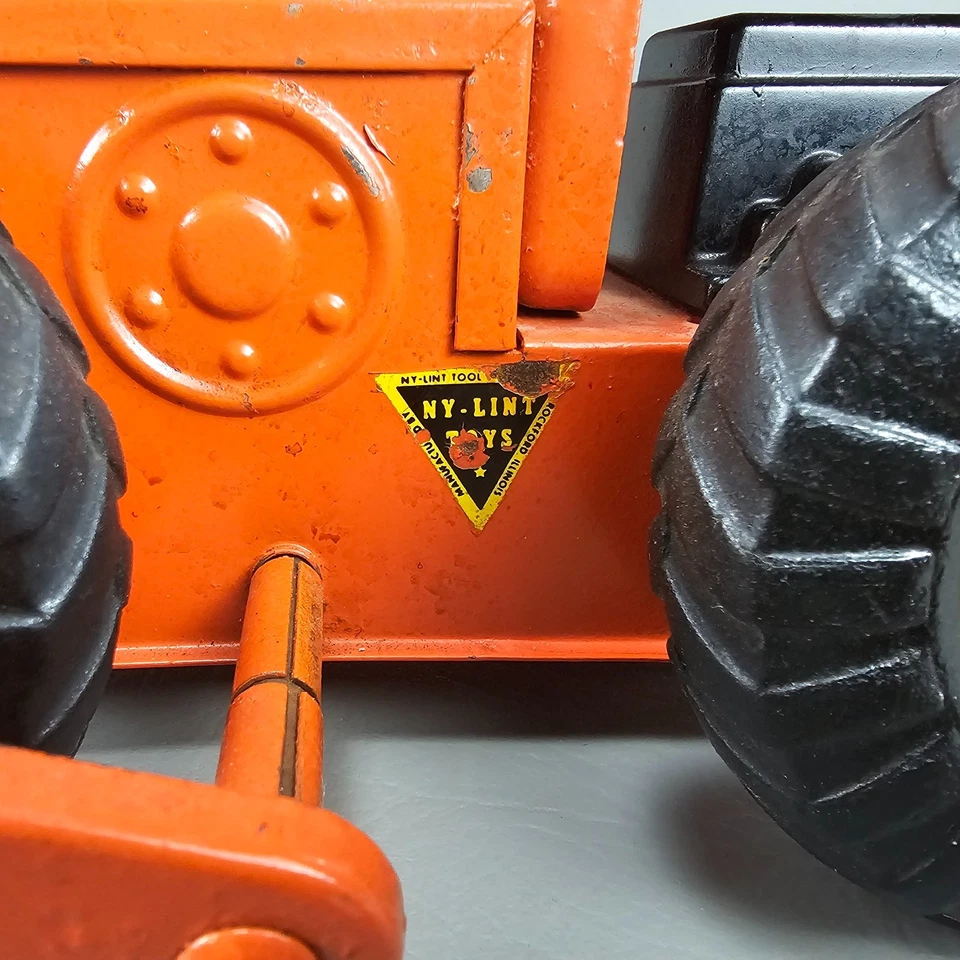 NYLINT Orange TOURNADOZER Bulldozer - Incomplete - Image 2 of 4