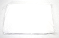 Lot of 12 Bed Pillow Cases Hotel Quality White Standard Size T-130 Thread