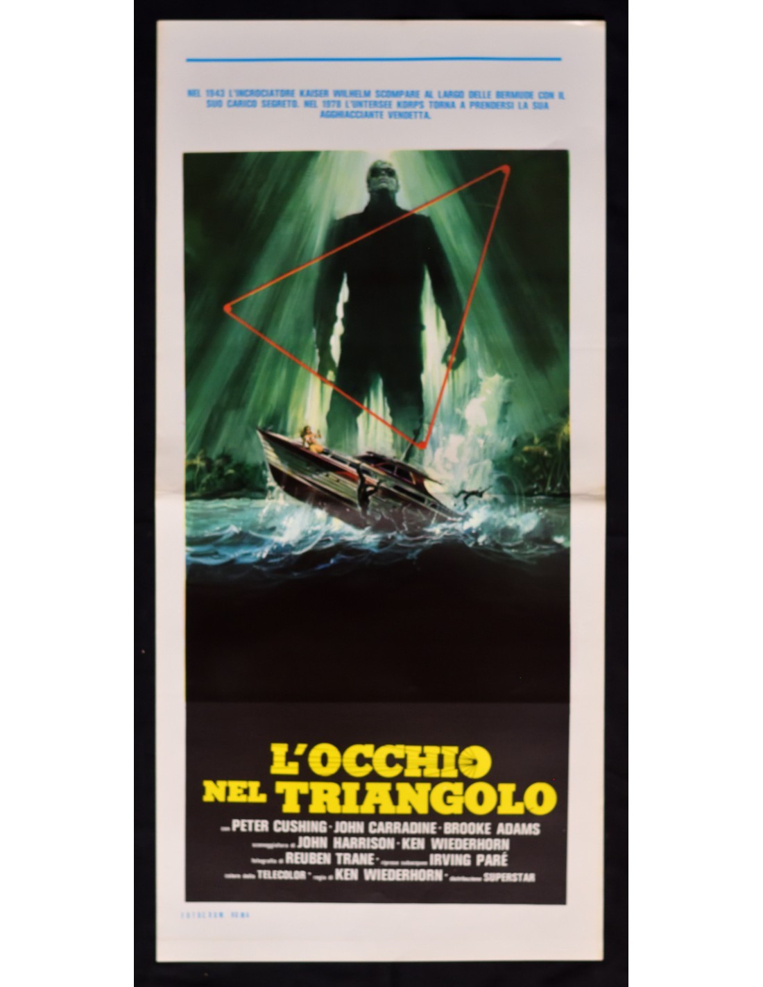 Locandina originale film L'occhio nel Triangolo (1978) - Regia di Ken Wiederhorn
