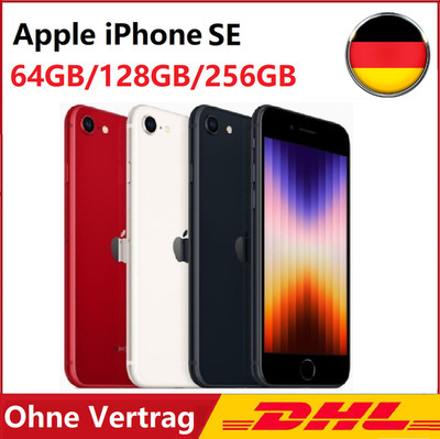 Neu Apple iPhone SE 3rd Gen (2022) 5G 64GB/128GB/256GB Smartphone IOS 4.7 Zoll