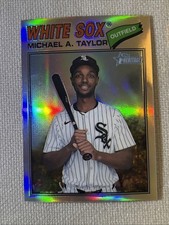 2026 Topps Heritage✨SP-Silver Chrome Refractor✨#45 Michael A. Taylor - White Sox