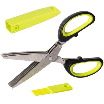 ESPRING GOURMEO Ciseaux Herbes Aromatiques - Ciseau Hachoir Coupe Herbe Aromatique Multi