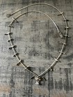 VINTAGE NATIVE AMERICAN STERLING SILVER BIRD FETISH NECKLACE — photo 1