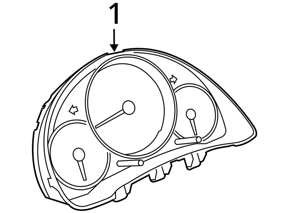 Спидометр приборная панель датчики 2017-2019 Volkswagen Beetle DB299 - Изображение 4 из 4