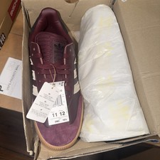 Adidas Men's Samba XLG Originals Maroon Wonder Beige Sneakers JQ2388 Sz 11
