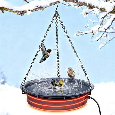 Saillong Heated Bird Bath SLB-089 - 75W Birdbath Water Heater New