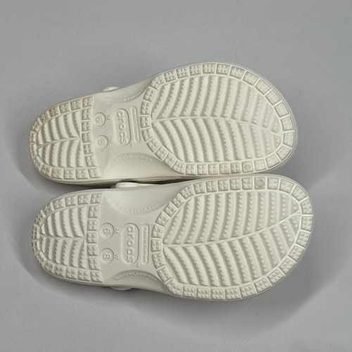 Zoccolo casual unisex Crocs Baya bianco taglia M6/W8 leggero comodo - Foto 5 di 10