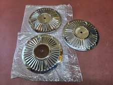Rare Mclean 98-11181f Wheel Rim Chrome Fluted Center Cap 7-38 Screw On Three