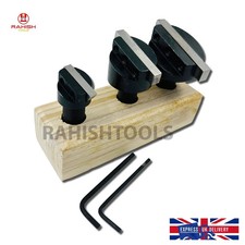 New Fly Cutter Includes 1/2" Shank 3/4" 1 1/8" 1 1/2" Milling Hardened Steel UK