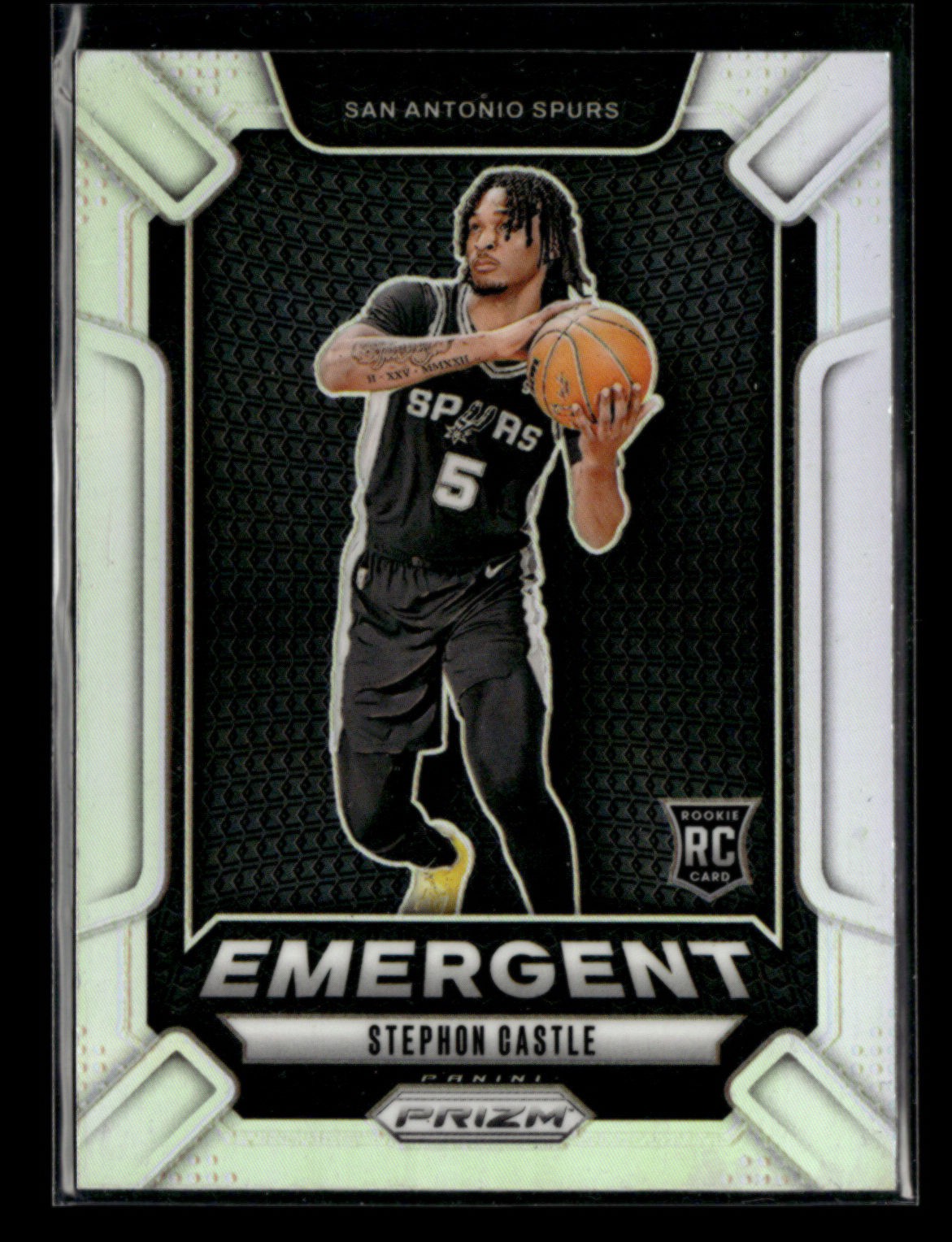Stephon Castle 2024-25 Panini Prizm Basketball Emergent RC Silver ① [jm52