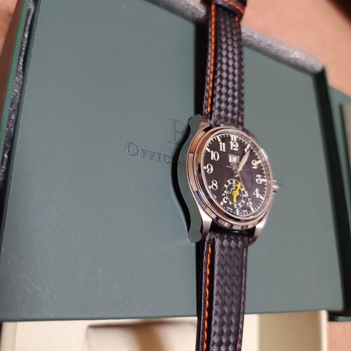 Ball Trainmaster Dual Time Big Date Automatikuhr funktioniert überholt selten schwarzes Zifferblatt - Bild 5 von 10