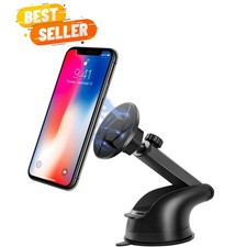 Universal Magnetic Phone Mount - Adjustable  Hands-Free Dashboard Holder