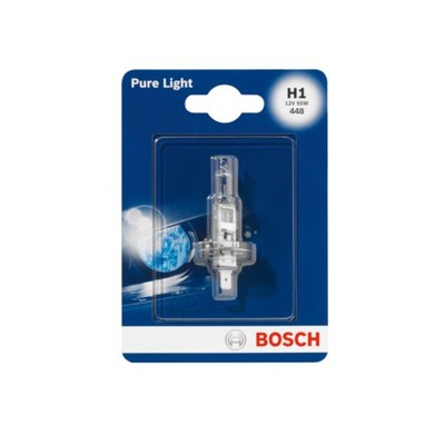 Glühlampe Halogen BOSCH H1 Pure Light 12V, 55W, 1 Stück [D]