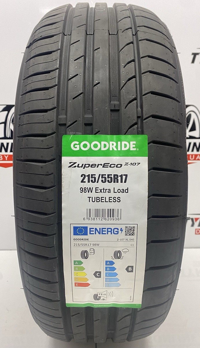 2 X 215 55 17 GOODRIDE 215/55R17 98W XL BRAND NEW TYRES C B RATED