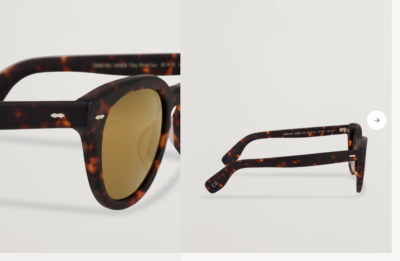 Oliver Peoples CARY GRANT SUN 48mm Sable Tortoise MSRP$542 Brandon