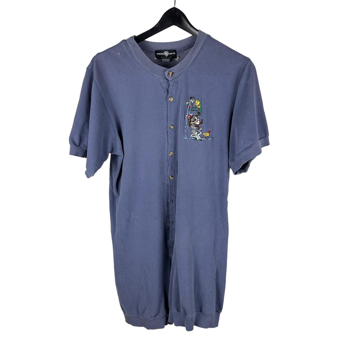 Vintage 90s Women's Warner Bros Looney Tunes Bodysuit Pajamas Size