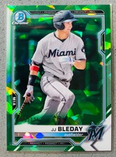 2021 Bowman Chrome Prospect MLB #BCP-200 JJ Bleday /125 Green Sapphire Refractor
