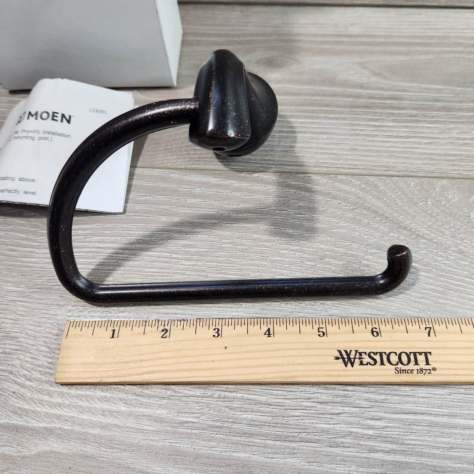 MOEN Eva European Single Post Toilet Paper Holder in Oil Rubbed Bronze YB2808ORB