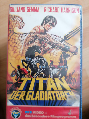 VIDEO 2000 VPS RARITÄT: TITAN DER GLADIATOREN (1964) MIT GIULIANO GEMMA