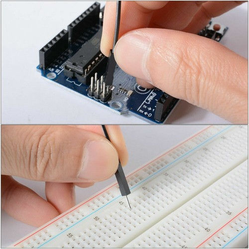 40 Dupont Jump Wire M-F M-M F-F Jumper Breadboard Cable Lead Arduino HOBBY UK PO - Picture 9 of 10