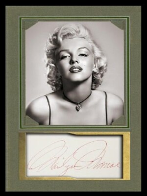 MARILYN MONROE Legends Photo Card Art Collectible Original Design