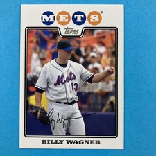 Billy Wagner 2008 Topps Card #65 MLB New York Mets