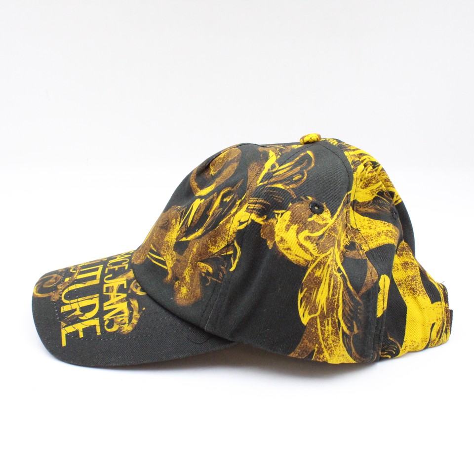 Versace Jeans Couture Watercolor Couture Print Logo Baseball Cap in