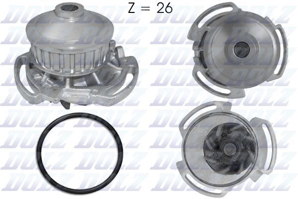 Pompe à eau pour VW Polo II et Classic 1.3 essence