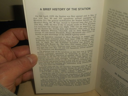 USAF B5 Squadron ROYAL AIR FORCE West Raynham Information Handbook 1980's - Picture 5 of 12