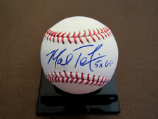MARK TEIXEIRA 5 X GOLD GLOVE YANKEES RANGERS SIGNED AUTO OML BASEBALL MLB BEAUTY
