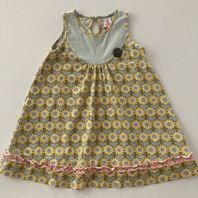 Matilda Jane Serendipity Girls 4 Sunflower Dress Peaches And Cream | eBay