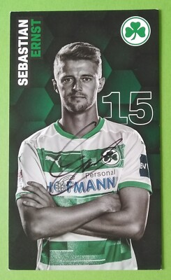 B229 Sebastian Ernst Greuther Fürth 2020/21 Autogrammkarte original signiert